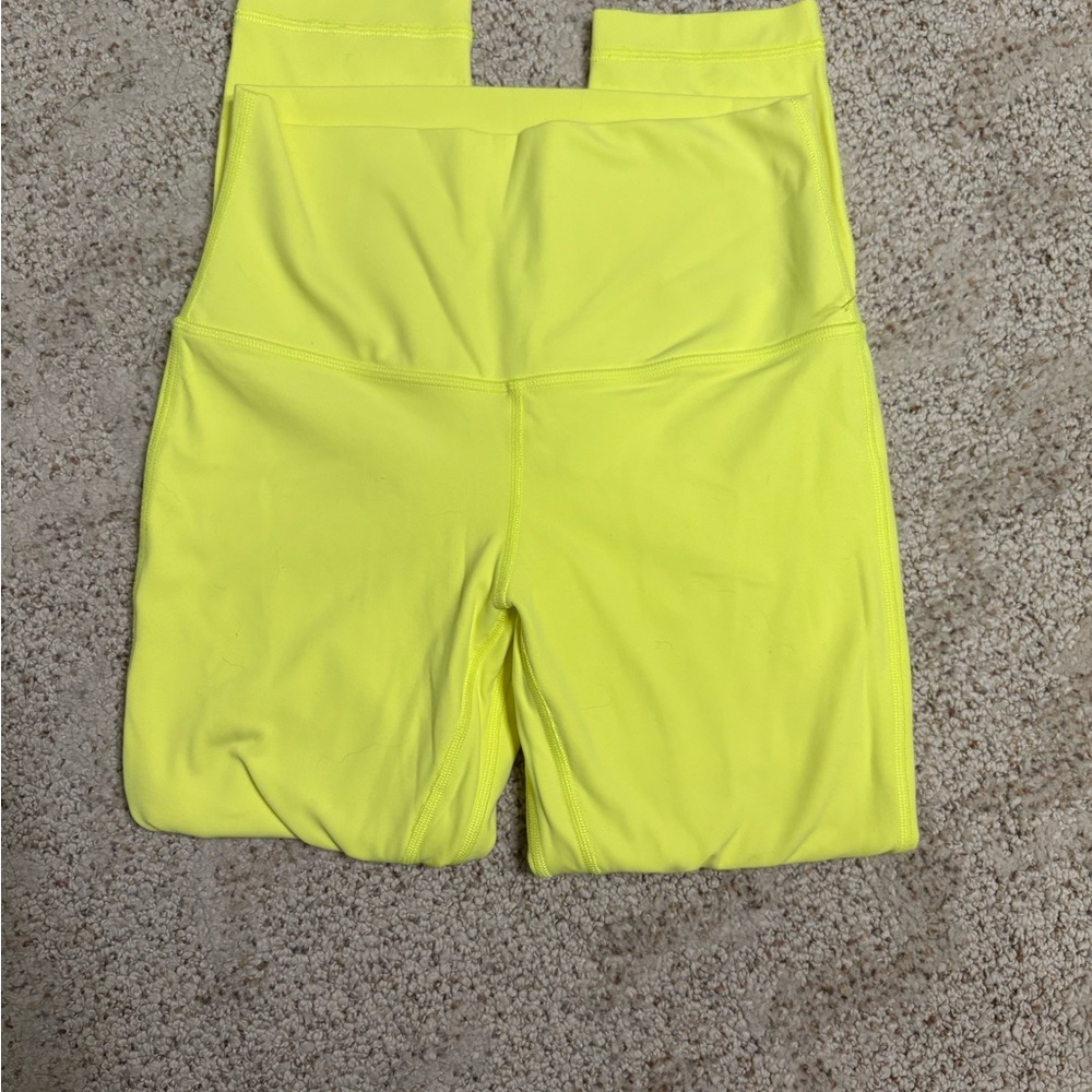 Lululemon Neon Yellow Leggings